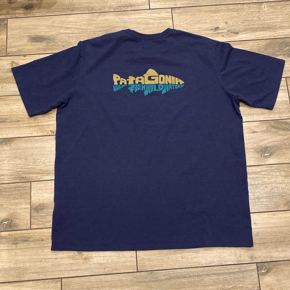 Patagonia Navy Blue Short Sleeve Tee